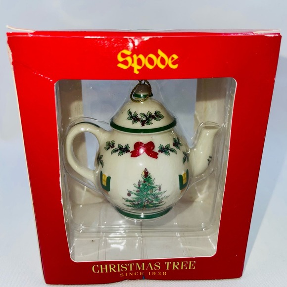 Spode Christmas Tree Signature Ornament 2003 Our Home Teapot House - Picture 3 of 8